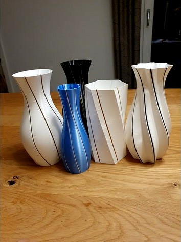 Filament Design Vase Collection by DiscoStuso