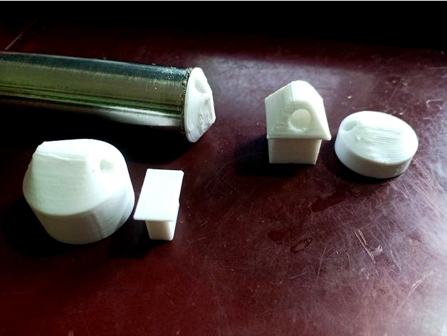 Parametric End Cap with hole by BhaskarBan