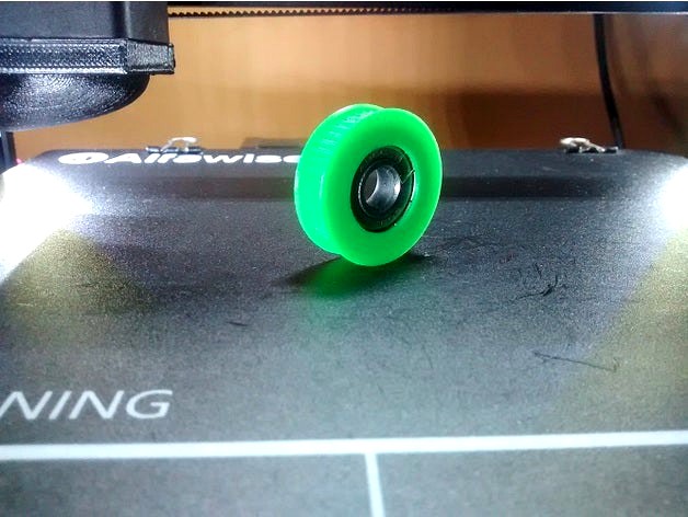 Pulley GT2 with 608zz bearing / Polea GT2 con rodamiento 608zz by douglasperaza1