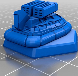 American_mecha Pegasus Hovercraft by Greer7575