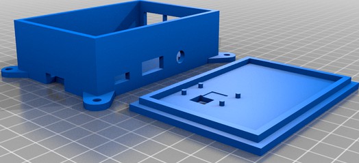 Raspberry Pi 3B Case with Camera and SenseHat by saxmfone1