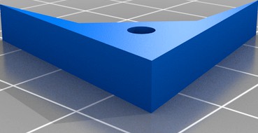 Heatbed corner piece by bladerock99