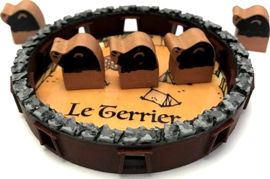 Terrier pour les taupes - Root Burrow Moles by Hanibalecter