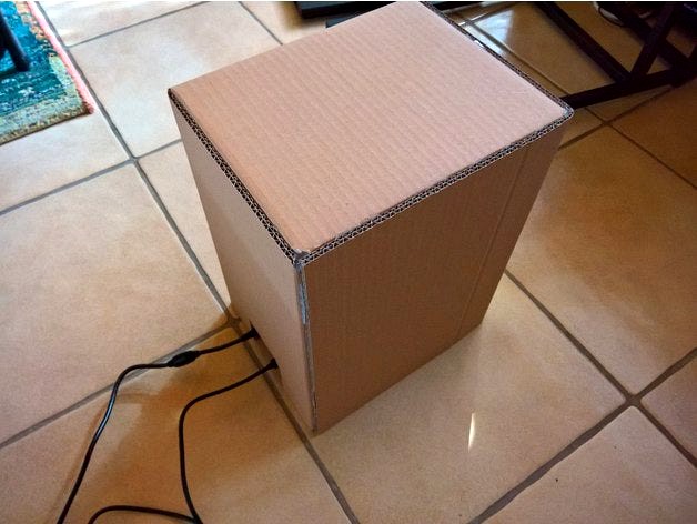 Simple Cardboard DexArm Dustcover by ahorn