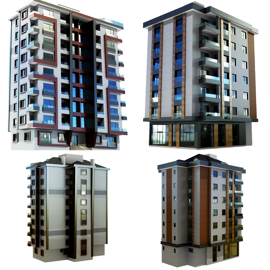 Modern Building Collection 2 in 1 Set 2
