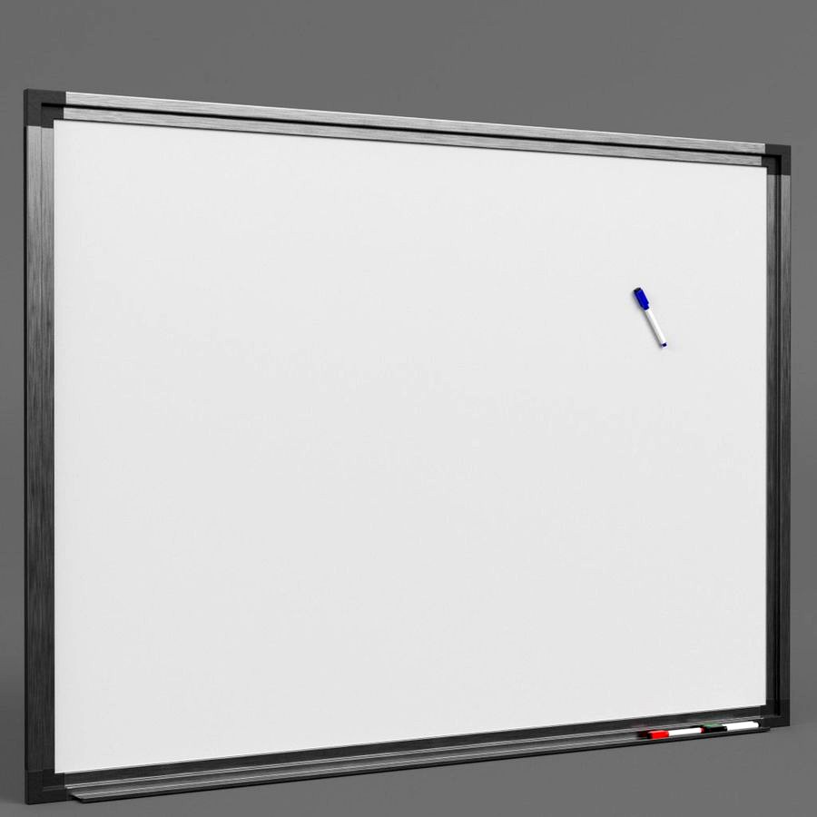 Magnetic whiteboard with markers