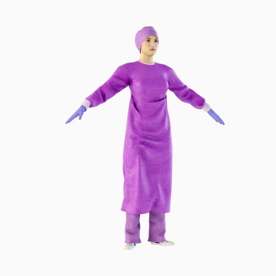 Surgeon Nurse Lilac