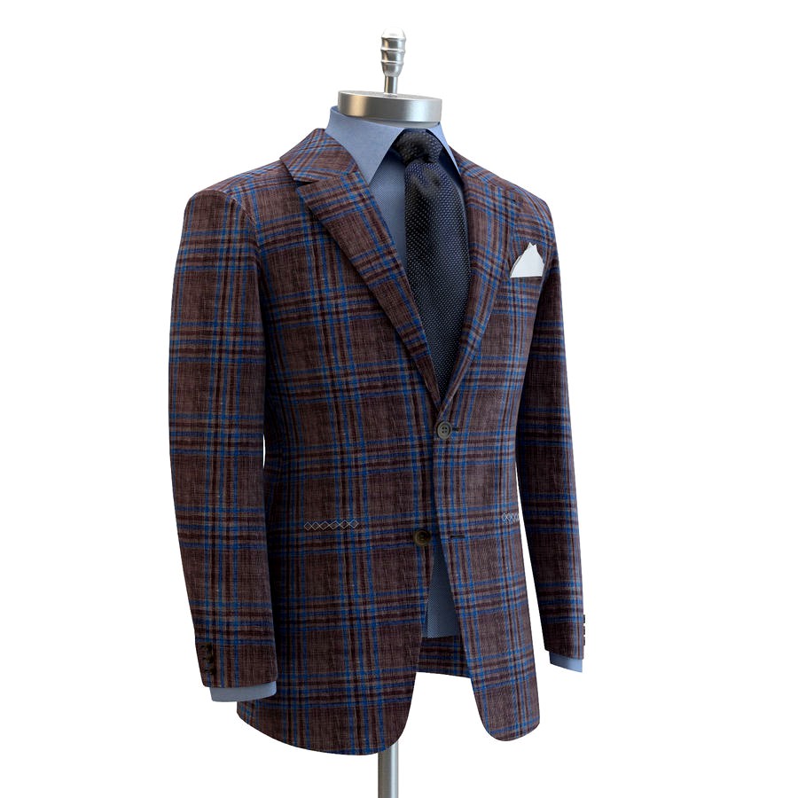 Domenico Vacca Brown Suit