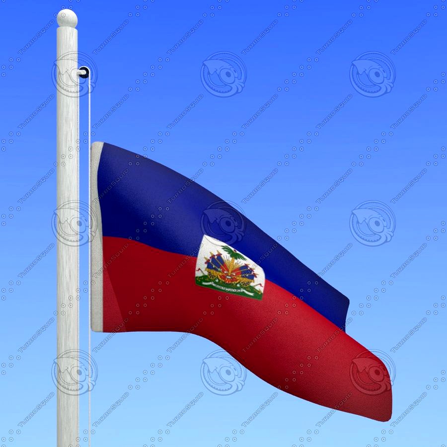 Flag of Haiti - Animated LOOP