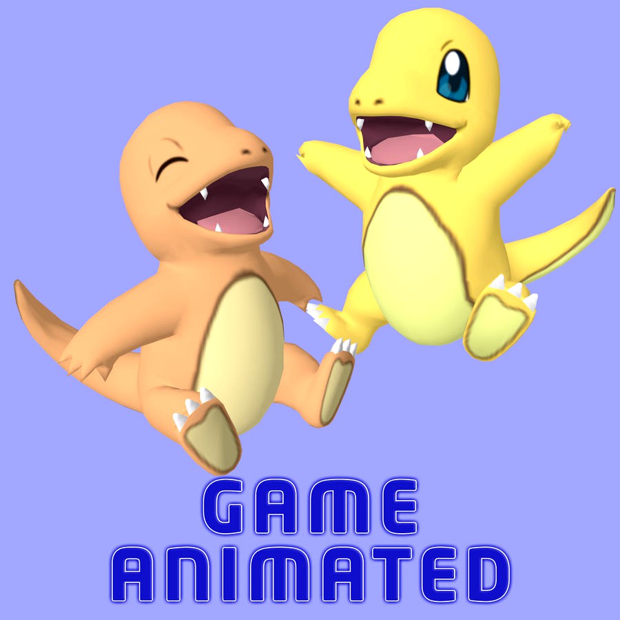 3D POKEMON Charmander Animated Game Already model