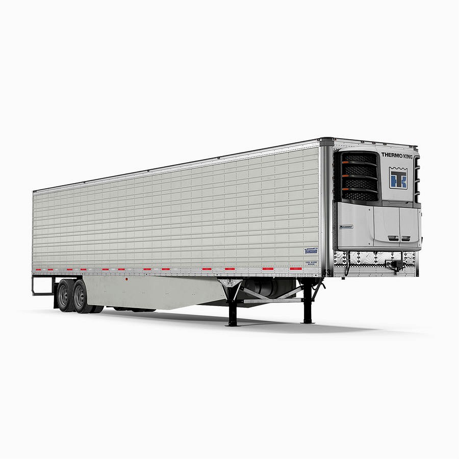 Vanguard Reefer Trailer with Thermo King C600 Rigged