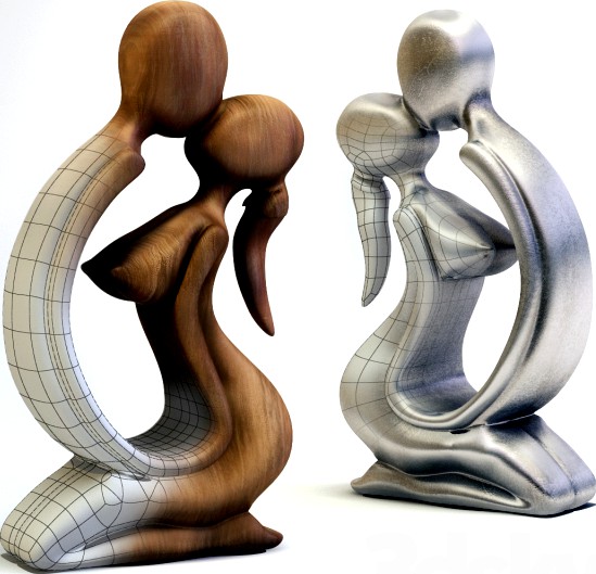 Kiss figurine
