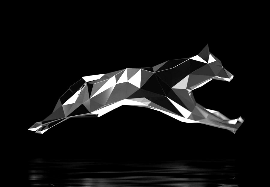 Rigged And Animated Stylized Wolf