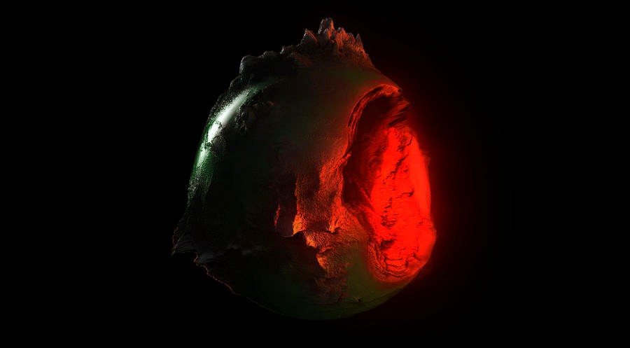 Earth Planet Eroded