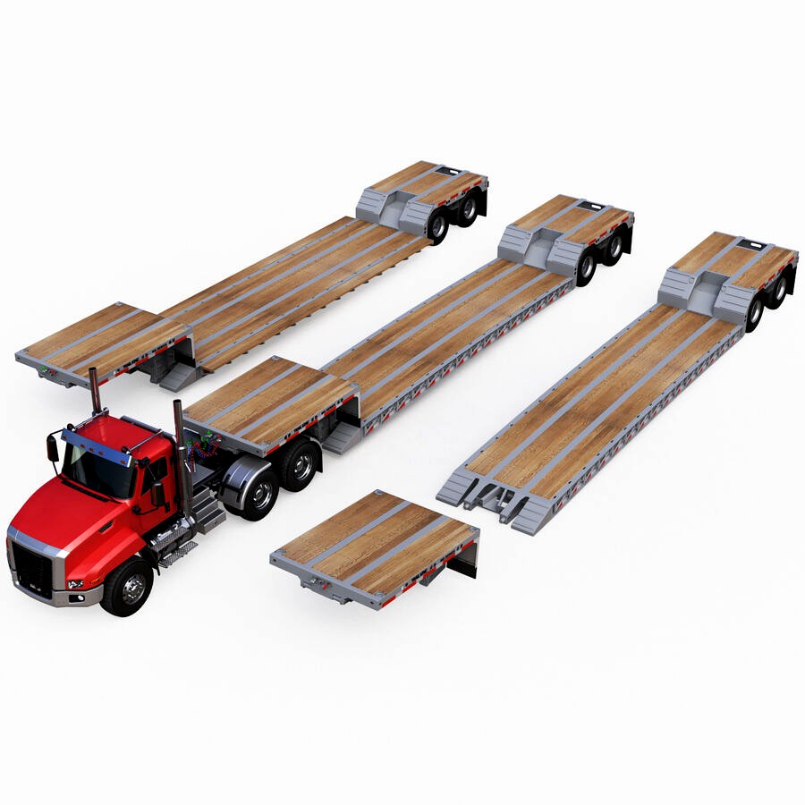 Heavy Truck and Semi Low Loader Trailer