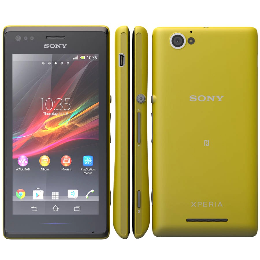 Sony Xperia M Yellow