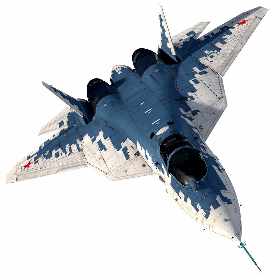 Sukhoi SU 57 Camo Flight