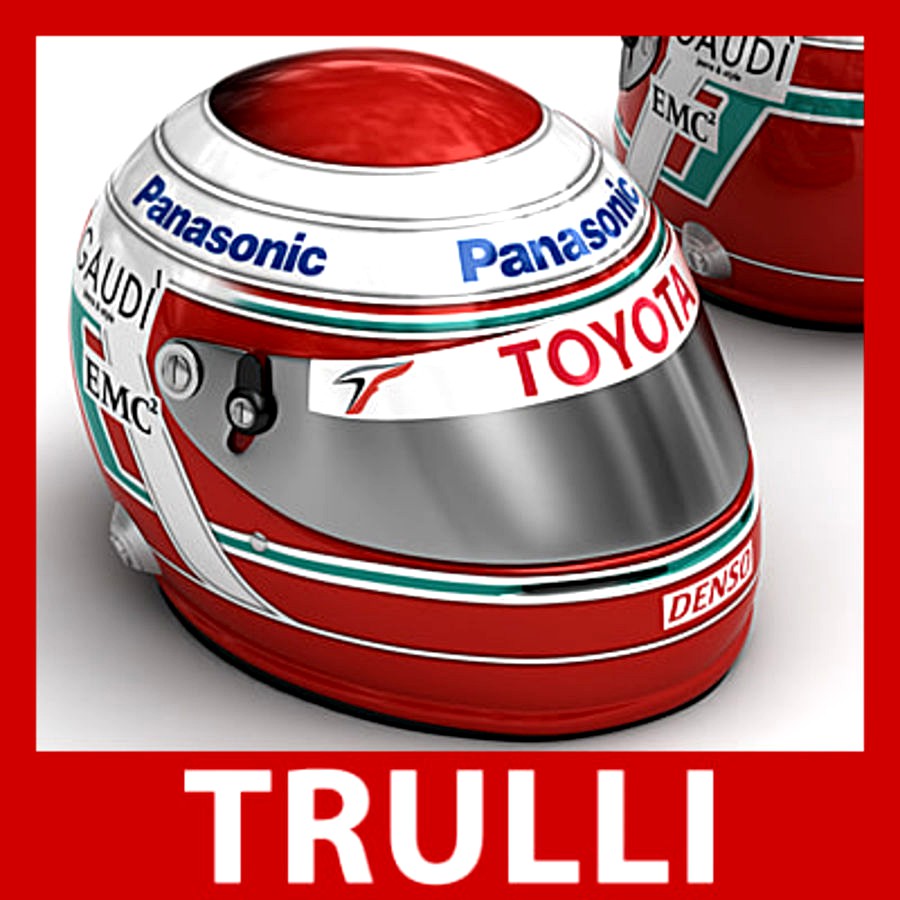 Helmet F1 2008 2009 Jarno Trulli