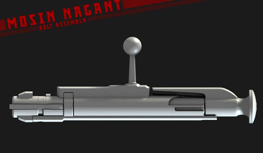 Mosin Nagant Rifle Bolt Assembly