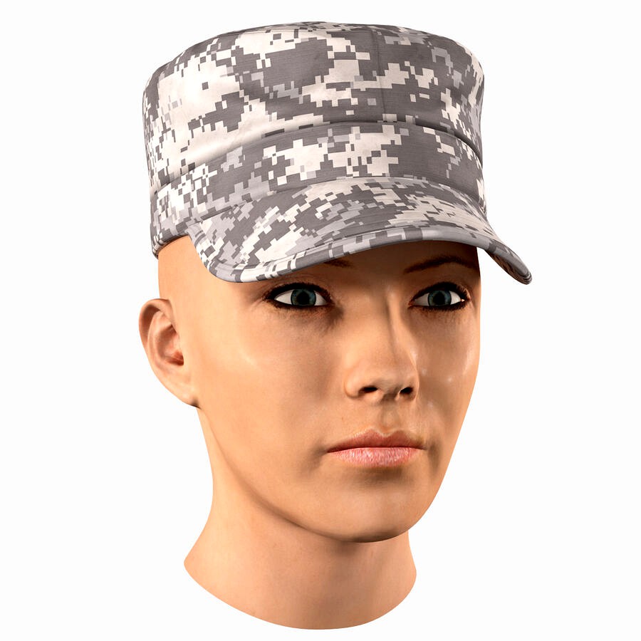 Female Soldier Head