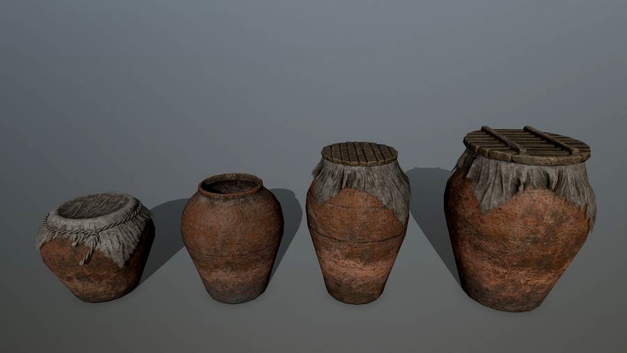 old vase set