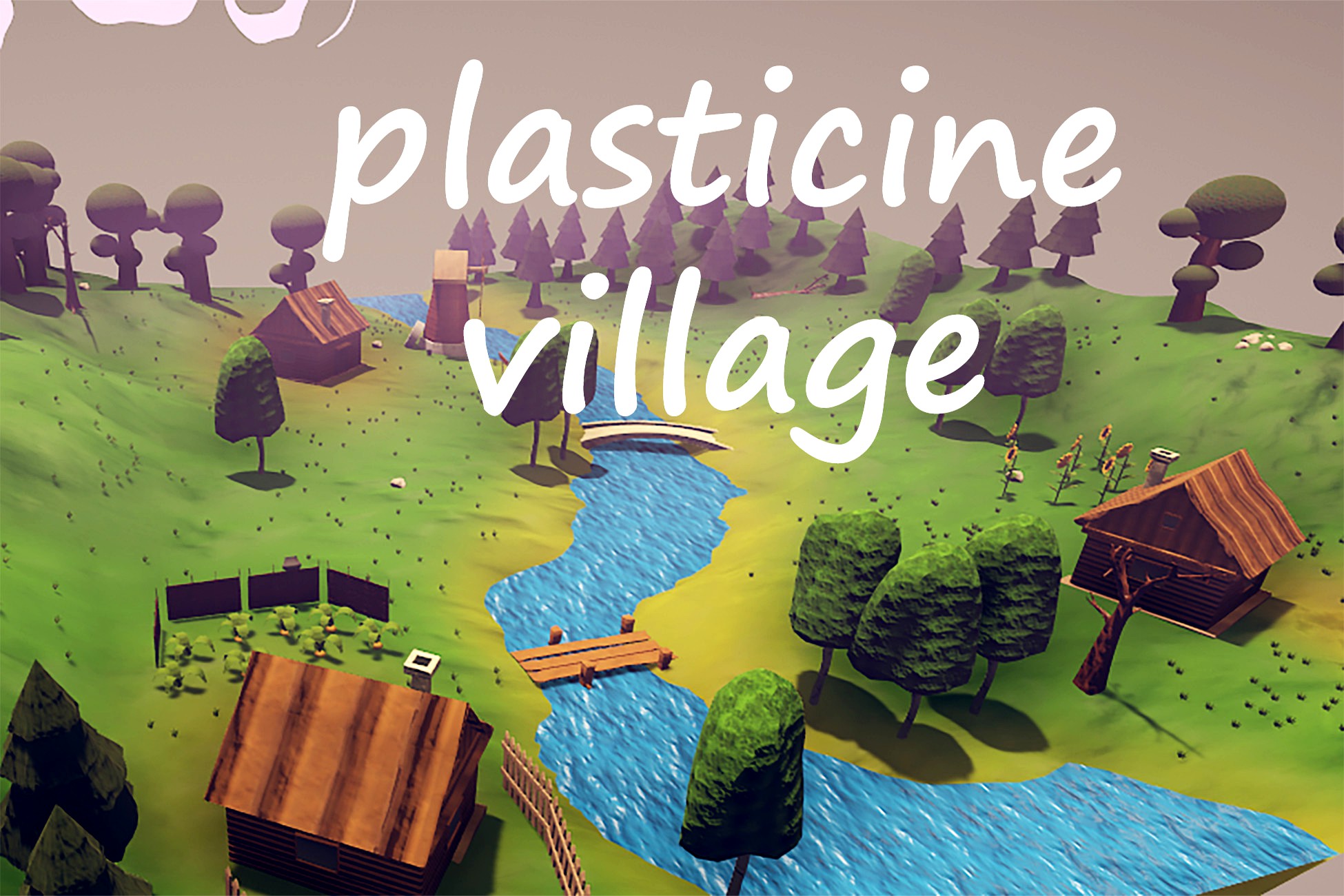 Plasticine Village Models Pack
