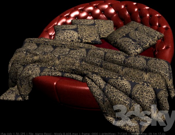 round bed Marco Rossi