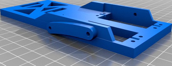 Chassis mount servo/servo winch mount. by carlcraver