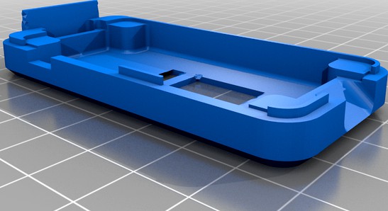 Ultra small Pi Zero Case with Pimoroni's Pi Camera Module Jay's mod - Fins by cr8us