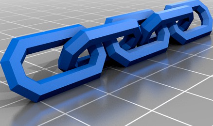 Chain Generator (Fixed OPEN SCAD FILE) by XeroFG