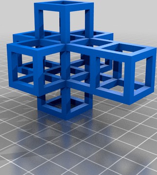 Unfolded Hypercube by geckomodern