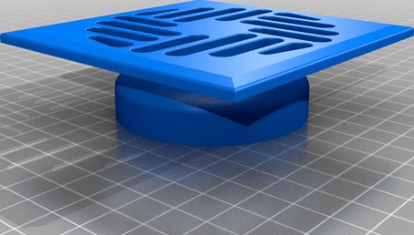 Floor rain drain 97x97mm by PJMoniz