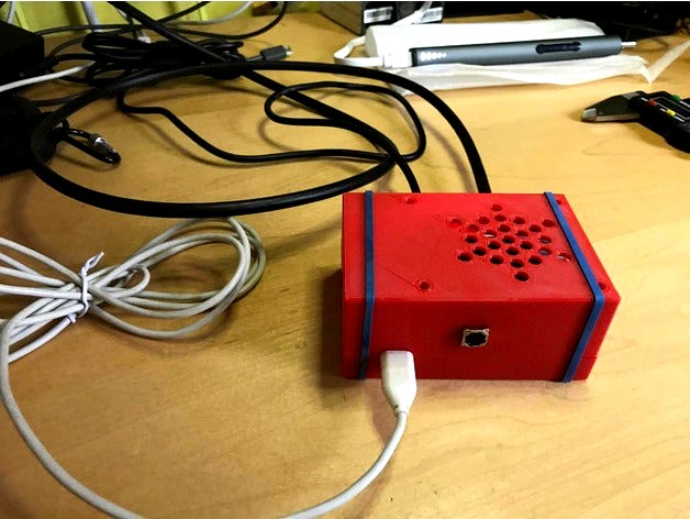 Coral Dev Board Case w/Camera by beewilkerson