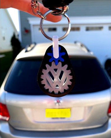 VW + BMW Keychain by mtb_3d