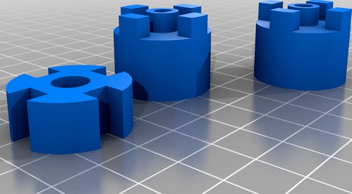 Acoplamento Articulado para Barra Roscada 6mm Nema 17 by Kadufarias