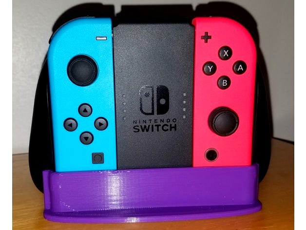 small footprint joycon grip controller stand by Shmoee