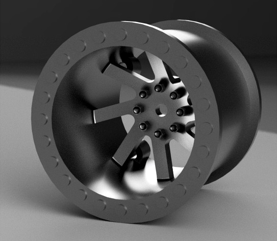 Arkon Lincoln SCX24 Beadlock Wide Rims by CheapAzHobbies