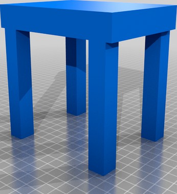 Simple table by Yerryck_