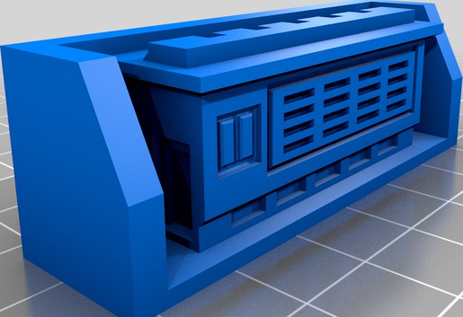 6mm Generator Building 1 - Hexed and Hexless by RainingFire
