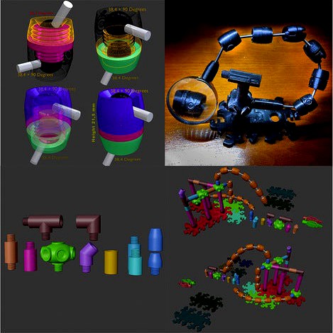 Joint (double ball joint) and support system by simonwebnet