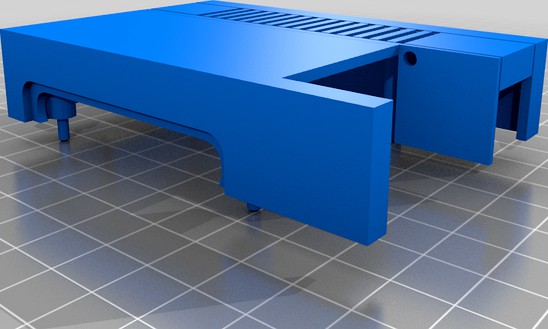 Raspberry Pi 4 NES case with Ethernet friendly top by slimjet