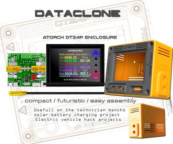 Charger atorch dt24p enclosure case portable by Dataclone