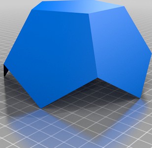 Dodecahedron (Hollow) by FrostedFlakes42