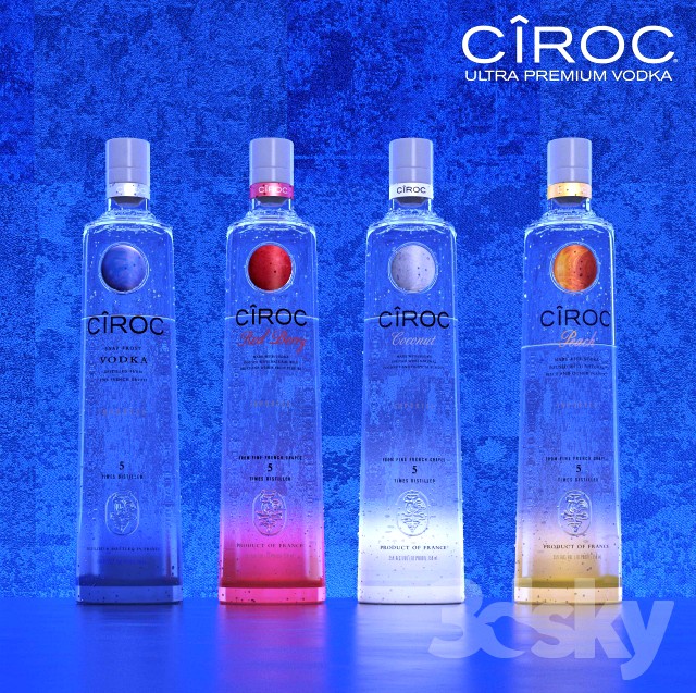 CIROC Vodka 3d model
