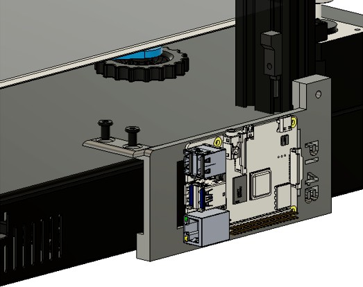 Artillery Sidewinder x1 Raspberry Pi 4b Side Mount by vinylsportler