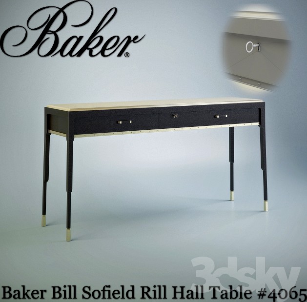 Baker Rill Hall Table # 4065