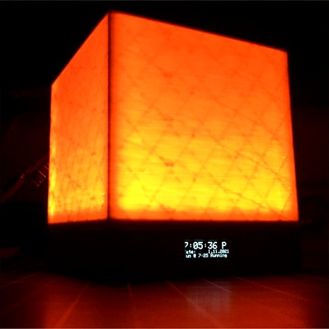 Simple 8x8 LED Matrix Light/Clock by Roboman444