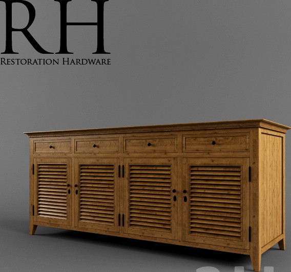 Restoration Hardware / Shutter Low 3d model