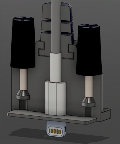 VGA connector for iPhone charger by IonutF