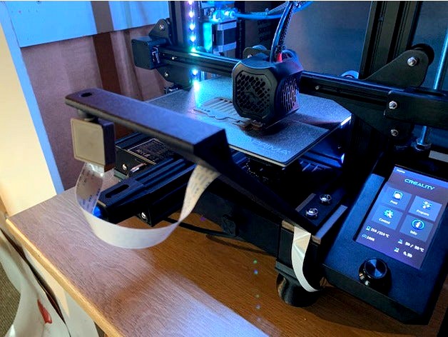Camera Frame Mount with 360 Pi Case Cam v2 for Ender 3v2 by Sympotonic